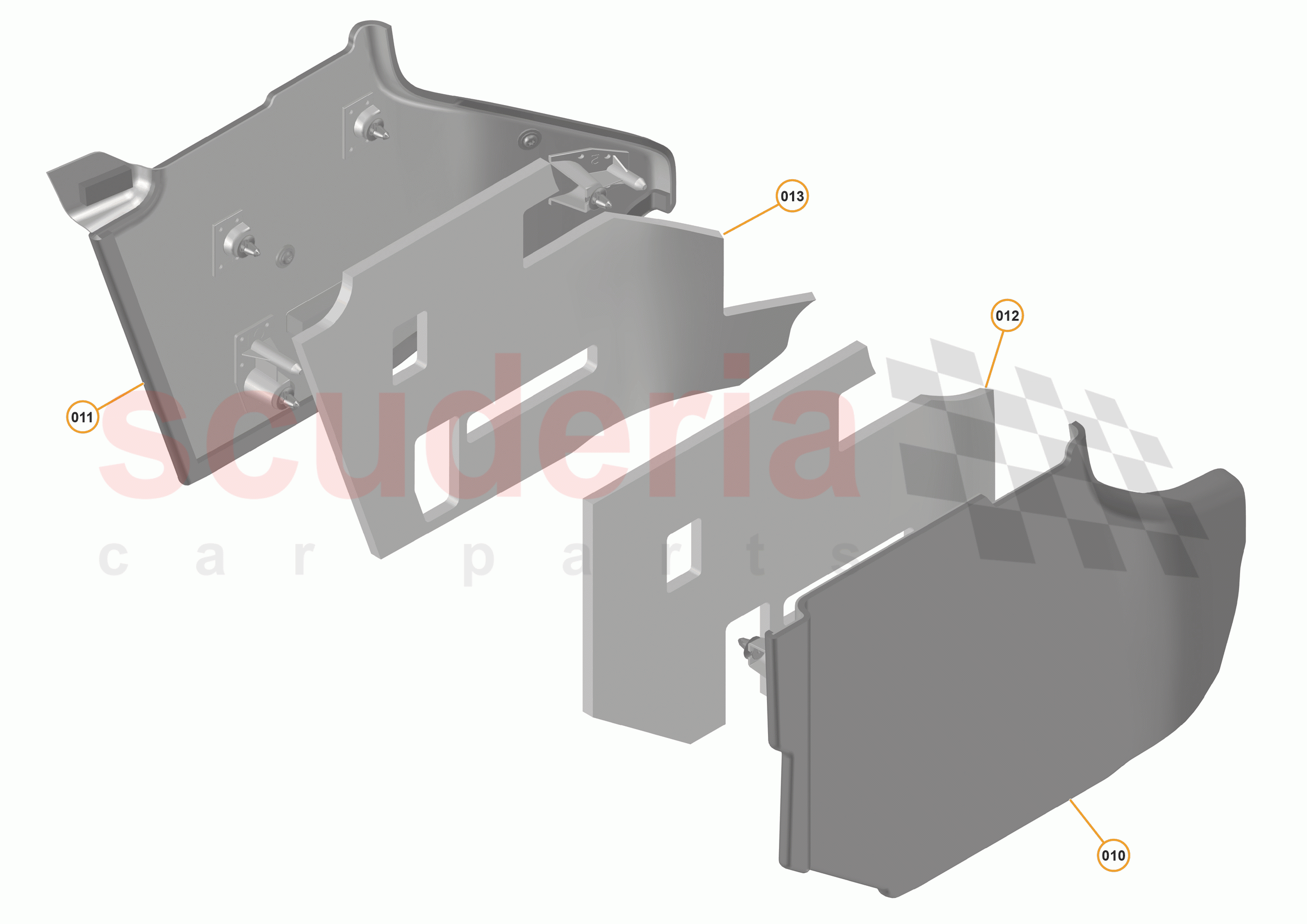47 - INTERIOR SYSTEMS - 47.21 - LOWER & REAR TRIM - HVAC SHROUDS of McLaren McLaren 570S Coupe