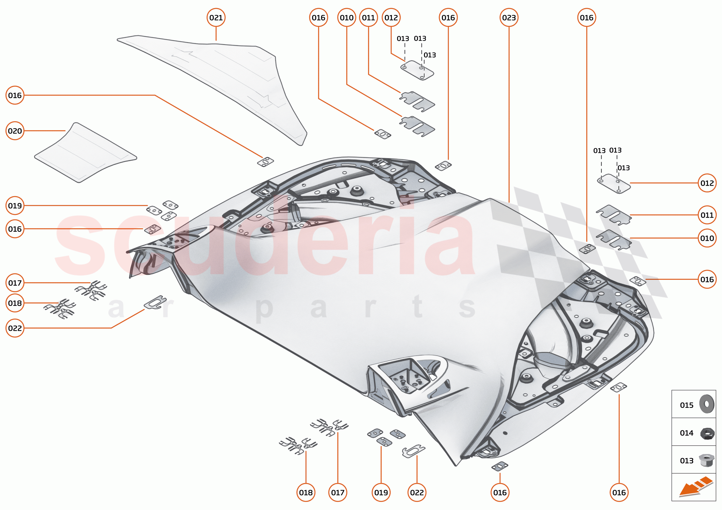 7 - CLOSURES - 7.5 - RHT STRUCTURE of McLaren McLaren Artura