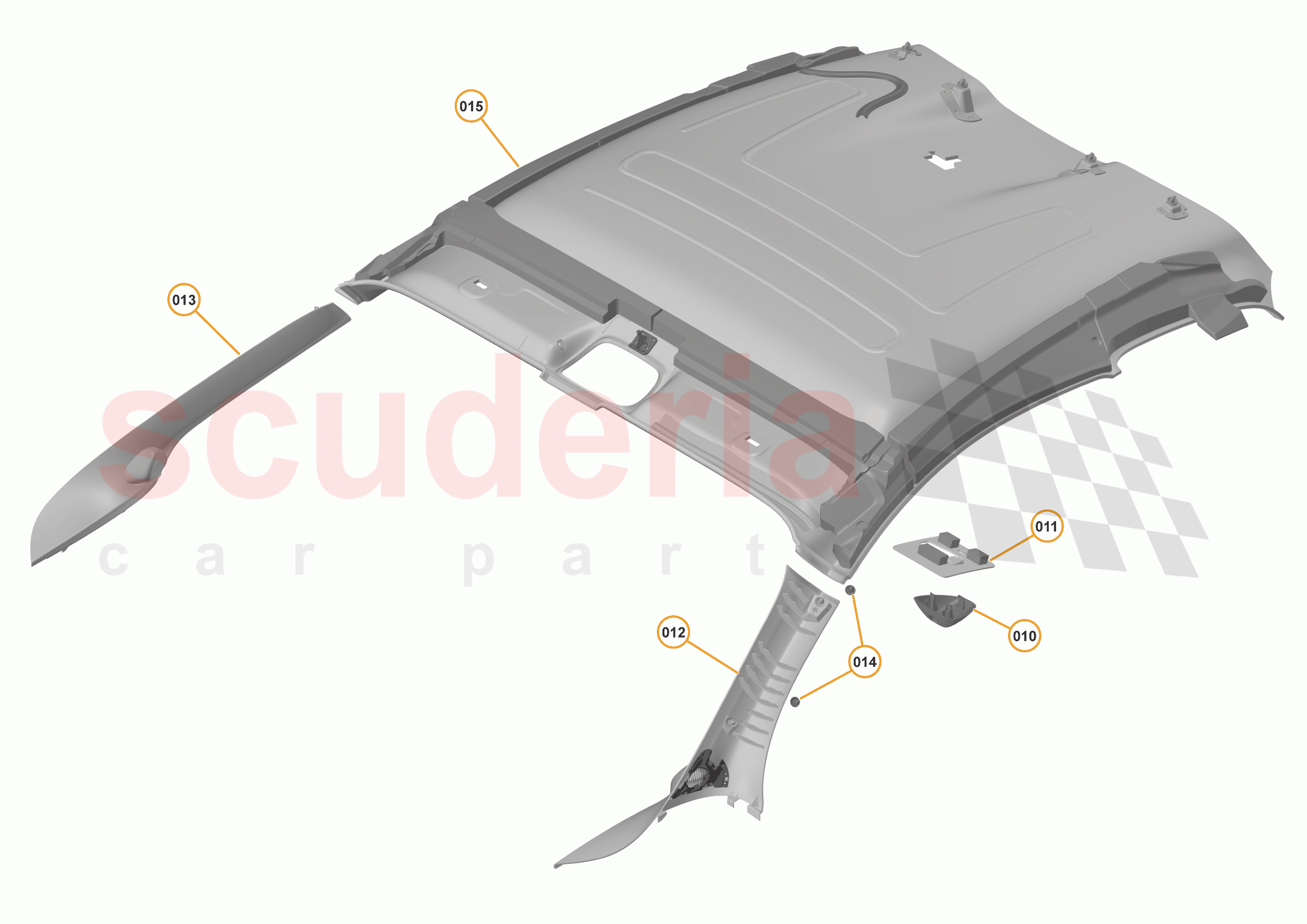 47 - INTERIOR SYSTEMS - 47.26 - UPPER TRIM of McLaren McLaren 570S Coupe