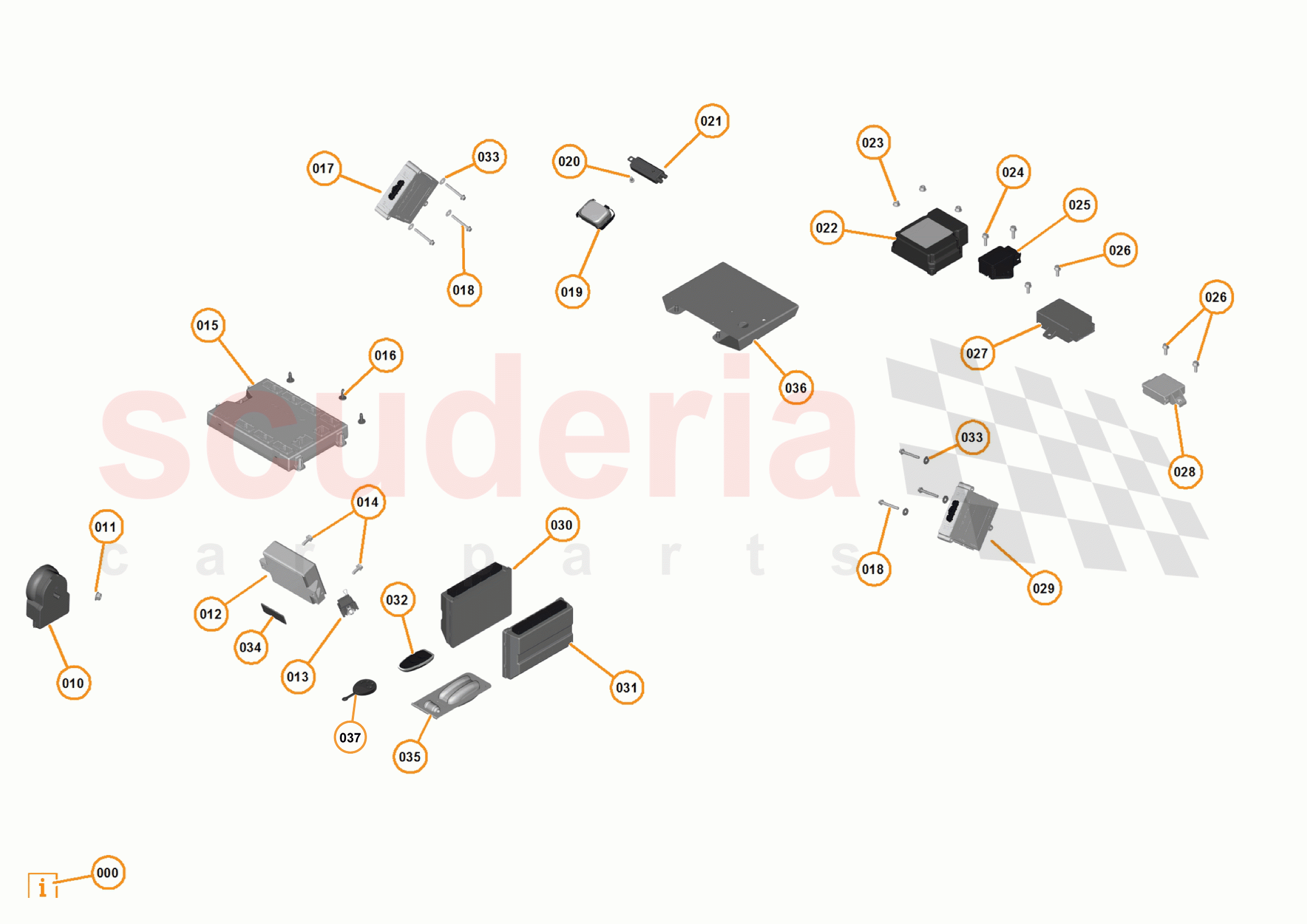 25 - M3 - ELECTRONICS HARDWARE - 25.1 - 01 - ELECTRONICS HARDWARE of McLaren McLaren 625C Coupe