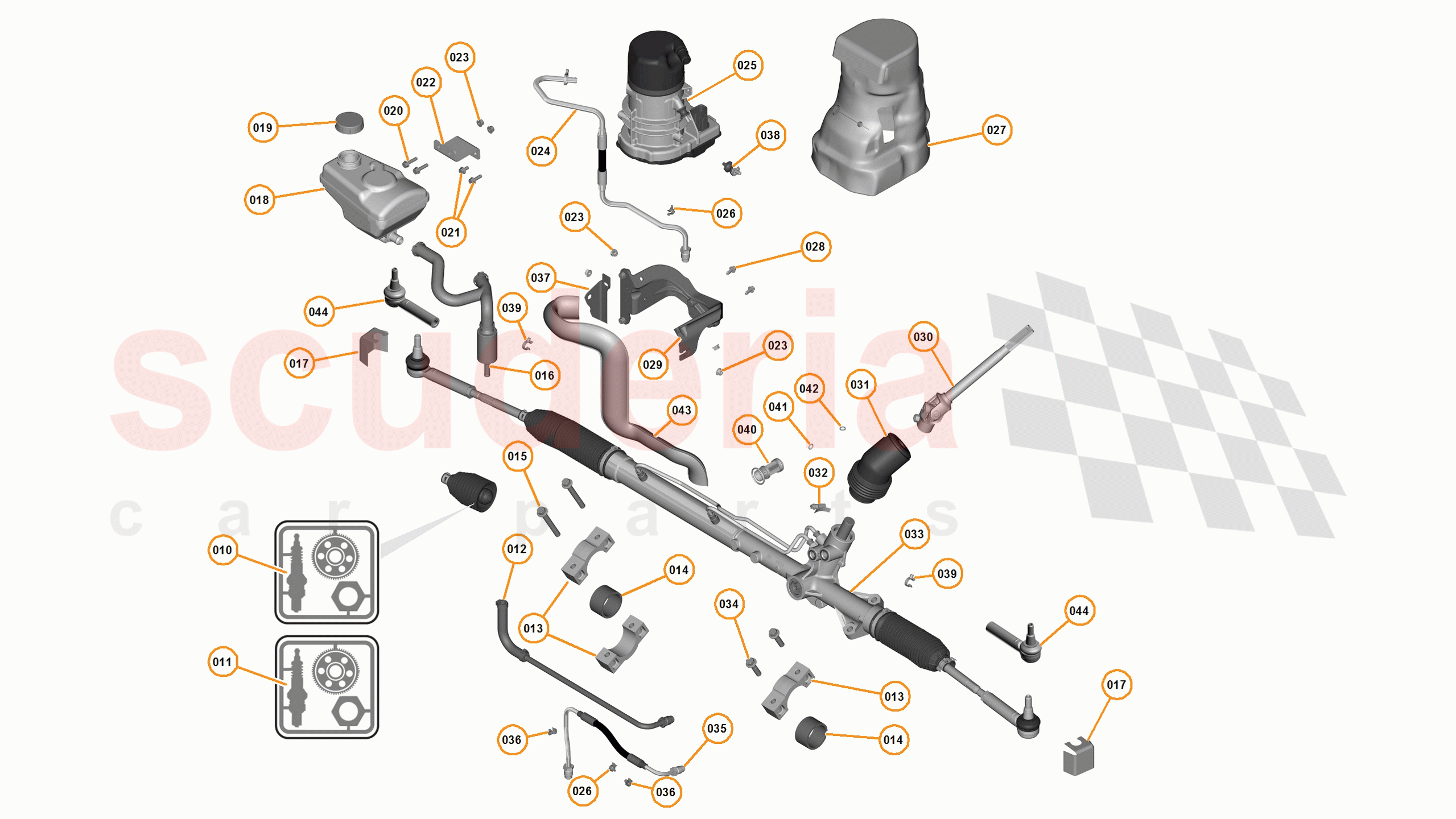 12 - D1 - STEERING SYSTEM - 12.1 - 01 - STEERING SYSTEM of McLaren McLaren 625C Coupe