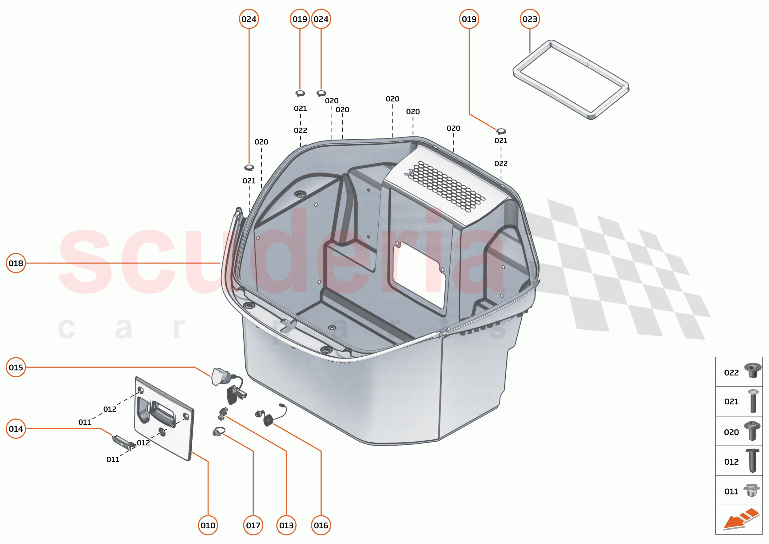 10 - EXTERIOR ORNAMENTATION - 10.6 - LUGGAGE of McLaren McLaren 765LT