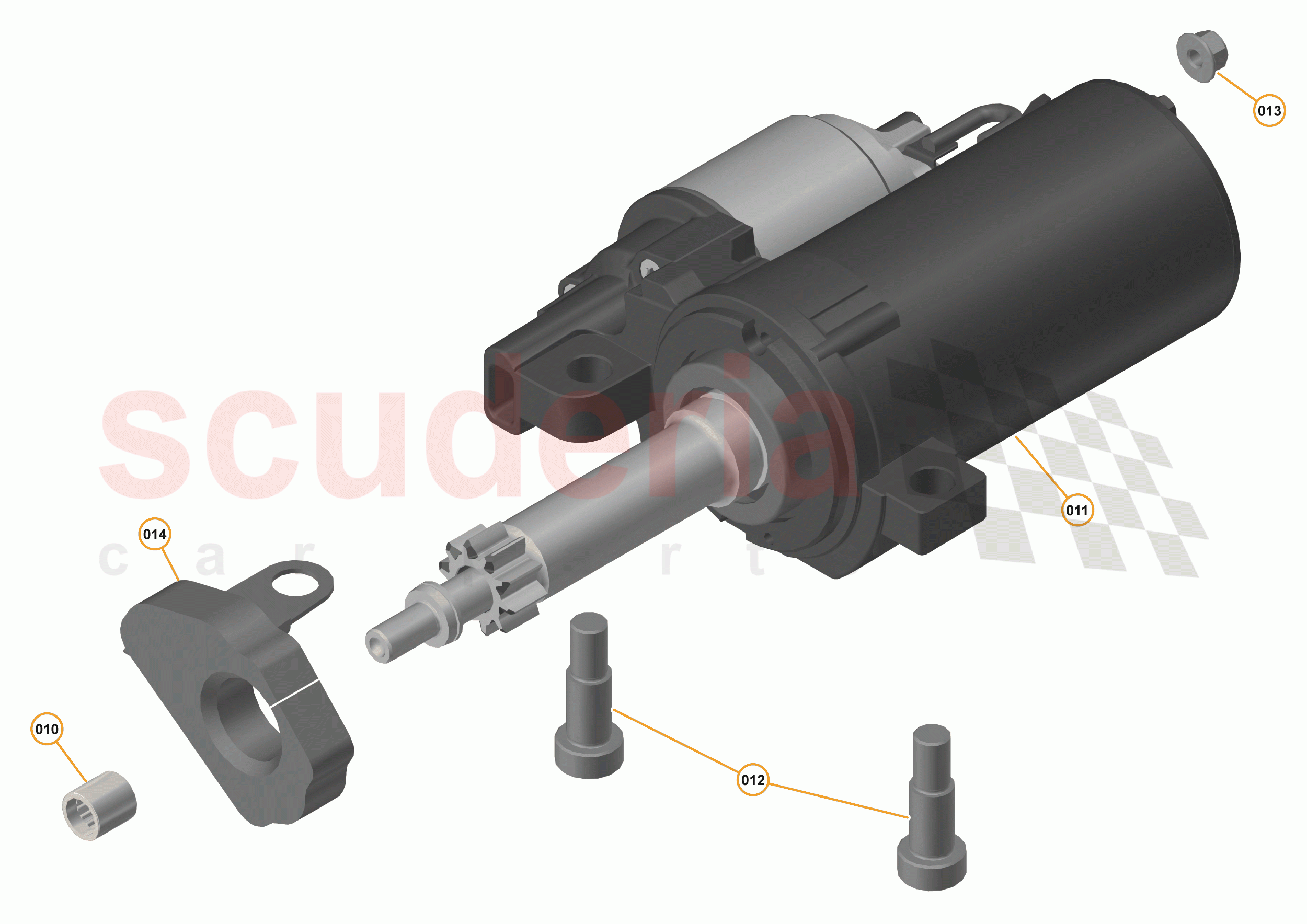 38 - ENGINE ANCILLIARIES - 38.1 - STARTER MOTOR of McLaren McLaren 720S Coupe