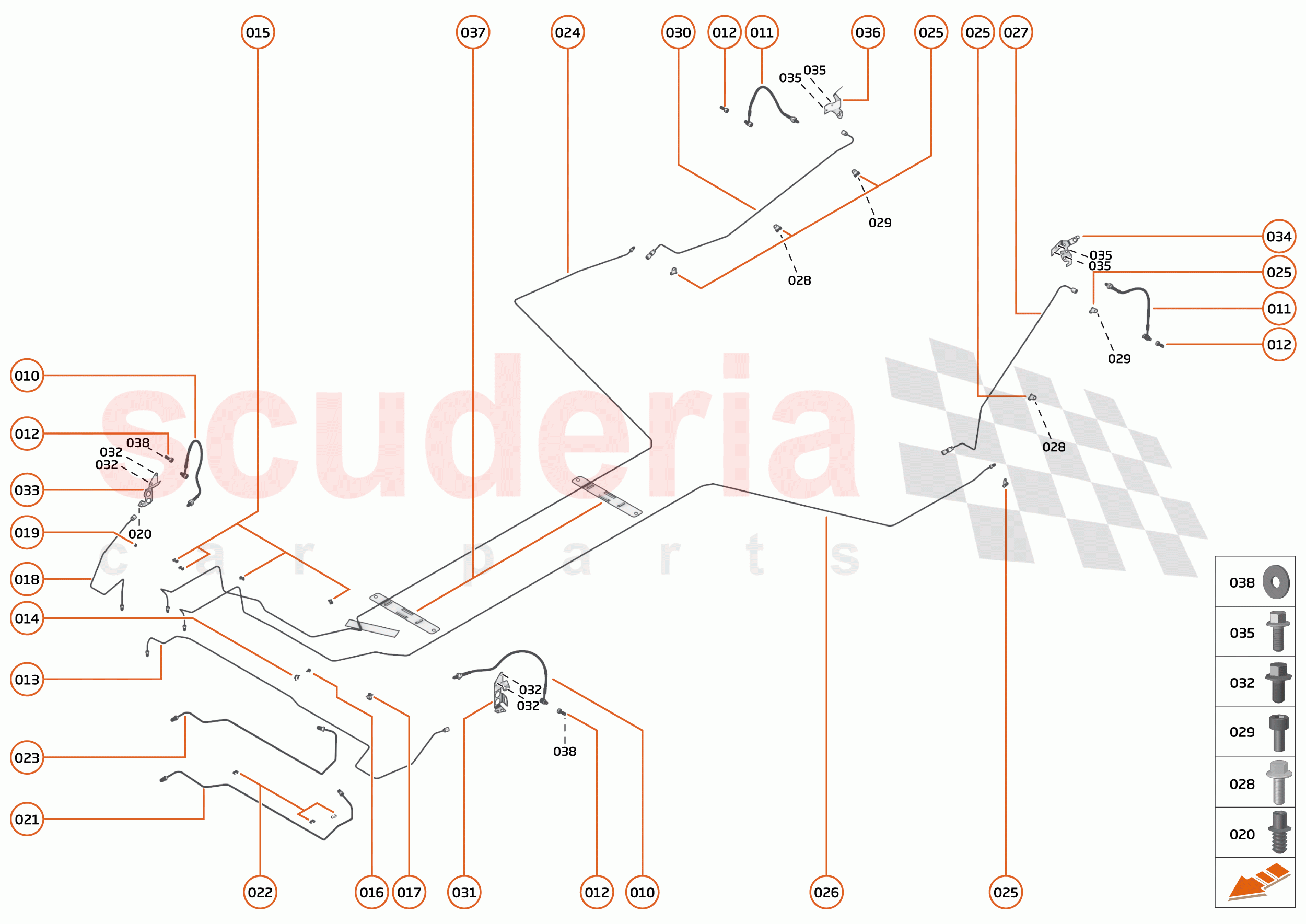 26 - BRAKES - SYSTEMS - 26.4 - BRAKE PIPES of McLaren McLaren 765LT Spider
