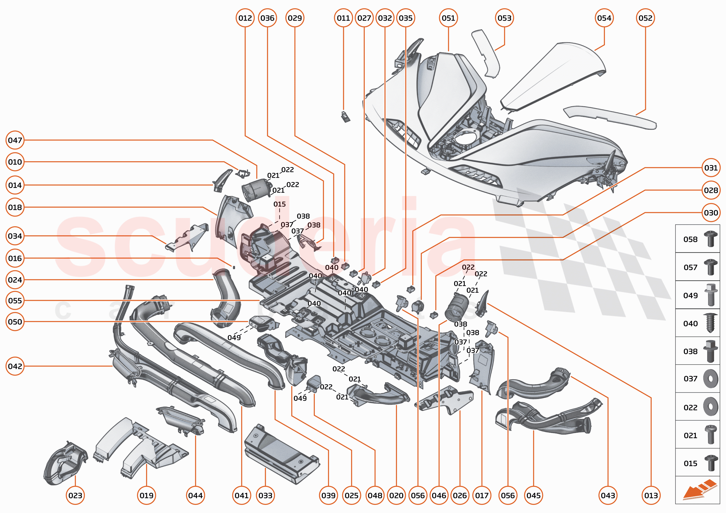 44 - INTERIOR SYSTEMS - 44.1 - ASSY FACIA of McLaren McLaren Speedtail