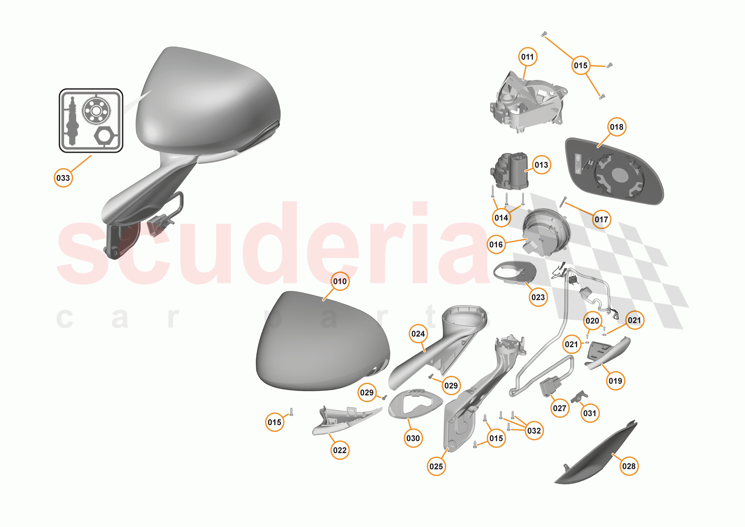 6 - CLOSURES - 6.7 - SIDE MIRRORS of McLaren McLaren 570S Coupe