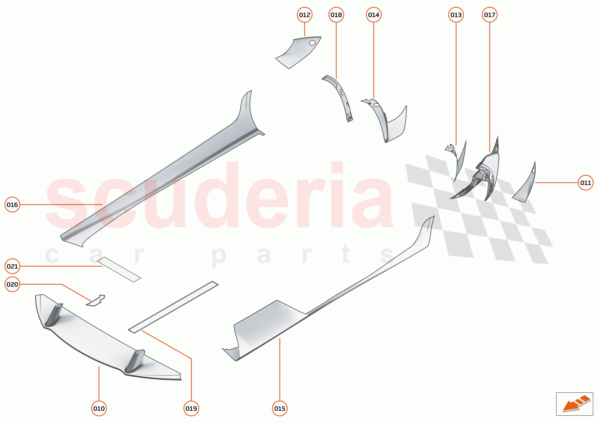 15 - ACCESSORIES - BODY EXTERIOR - 15.2 - ACCESSORIES EXTERIOR of McLaren McLaren Elva