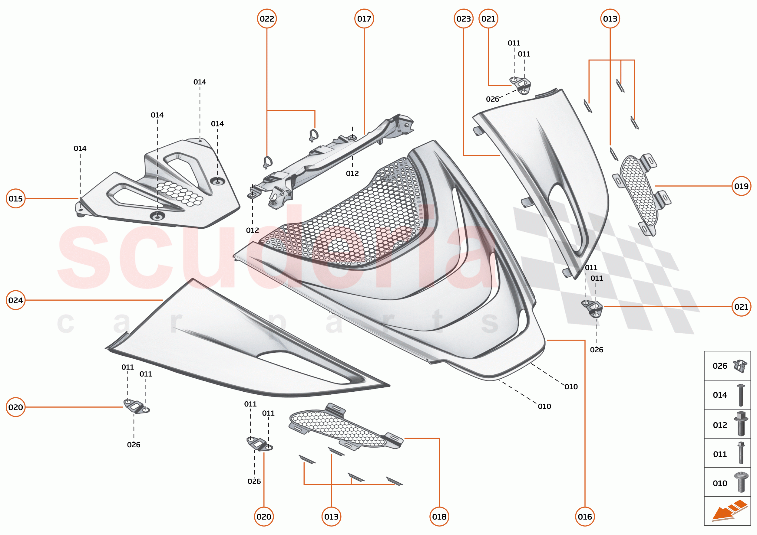 7 - CLOSURES - 7.9 - TAILGATE / ENGINE COVER STRUCTURE of McLaren McLaren 720S Spider