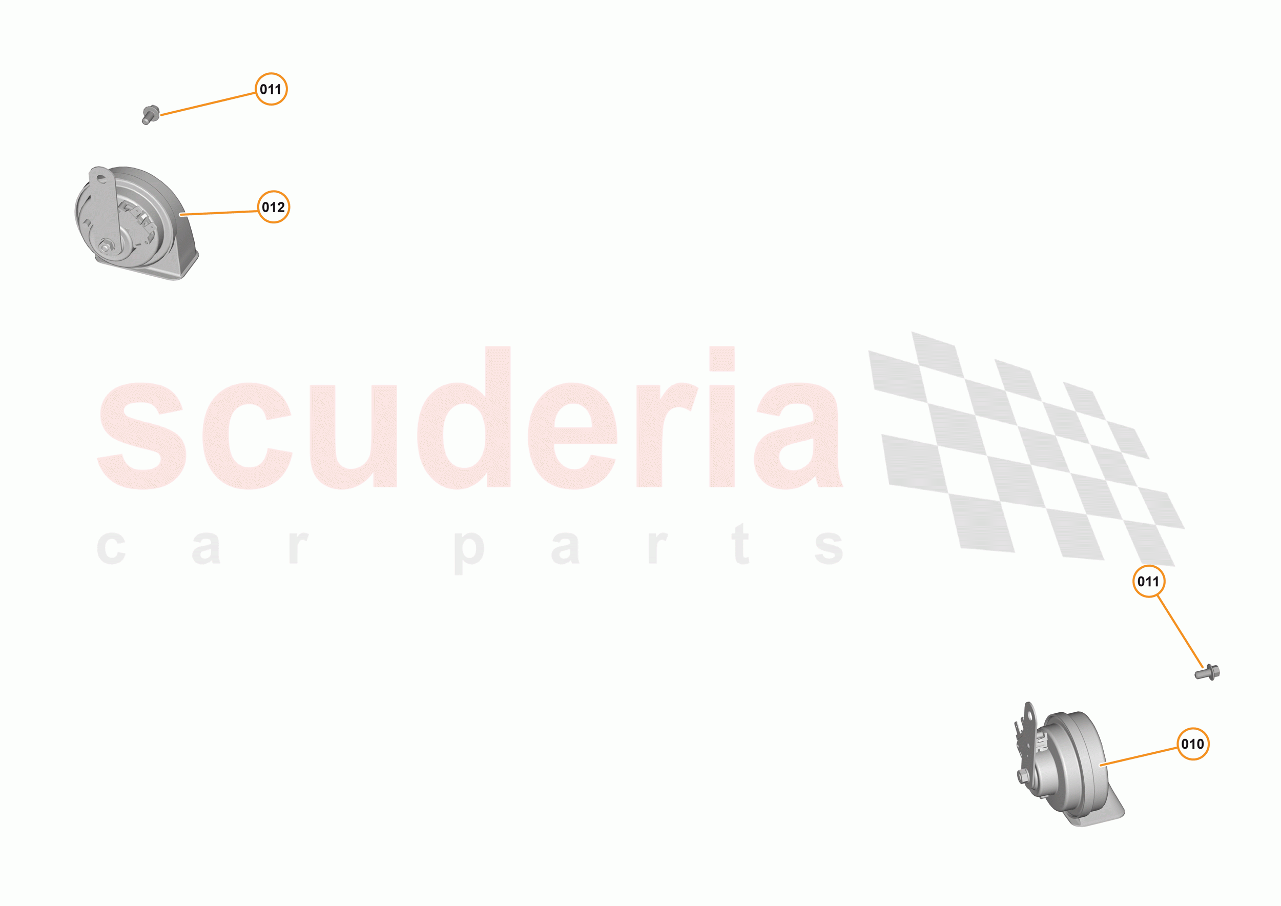45 - ELECTRICAL HARDWARE - 45.2 - HORN of McLaren McLaren 570S Coupe