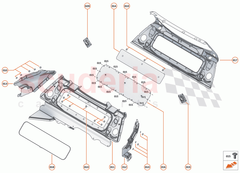 5 - PANELS - 5.4 - BULKHEAD of McLaren McLaren 600LT