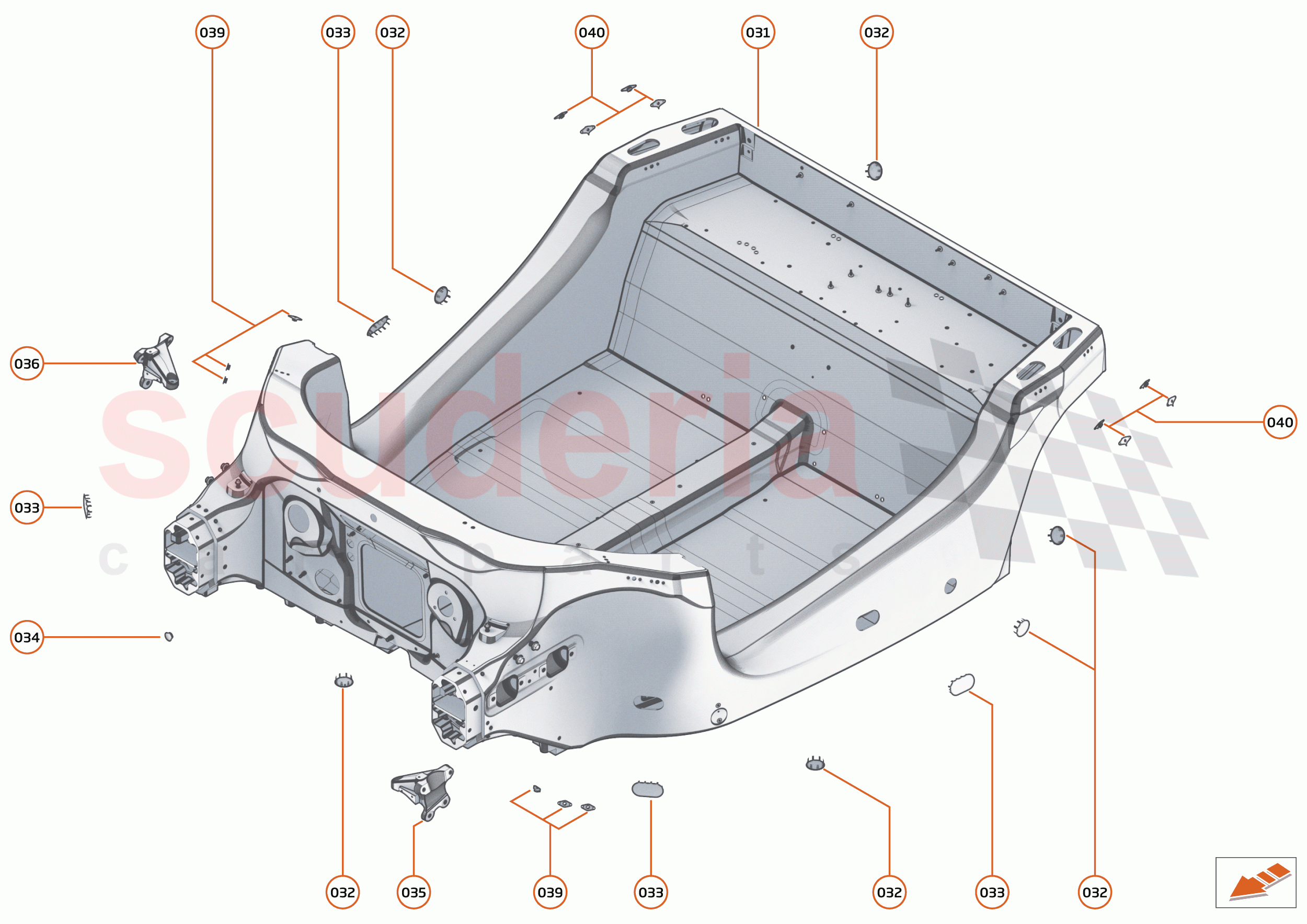 2 - MID STRUCTURES - 2.1 - MONOCOQUE of McLaren McLaren 600LT