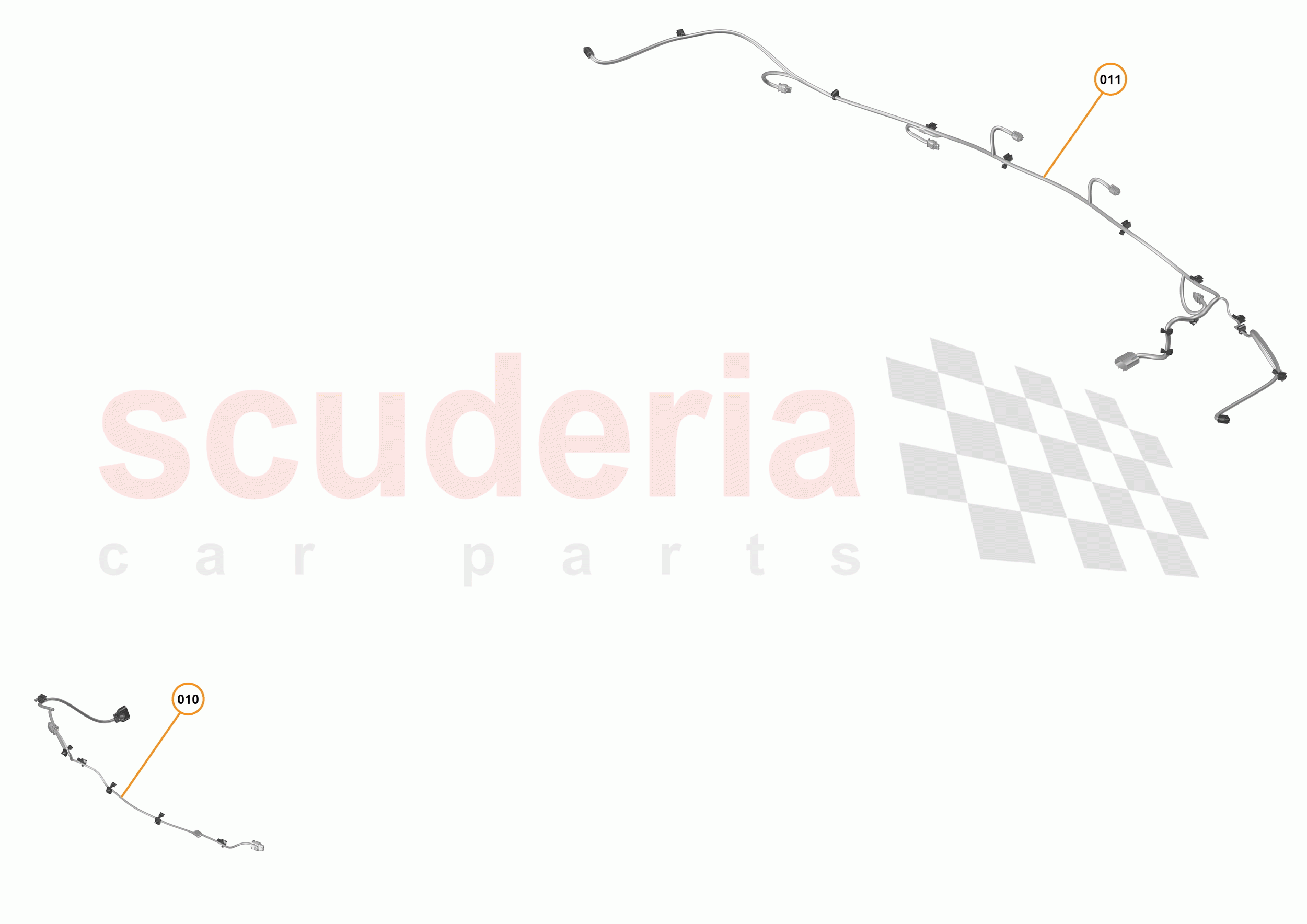 23 - M1 - ELECTRICAL DISTRIBUTION - 23.4 - 01 - ELECTRICAL DISTRIBUTION - BUMPERS of McLaren McLaren 675LT Spider