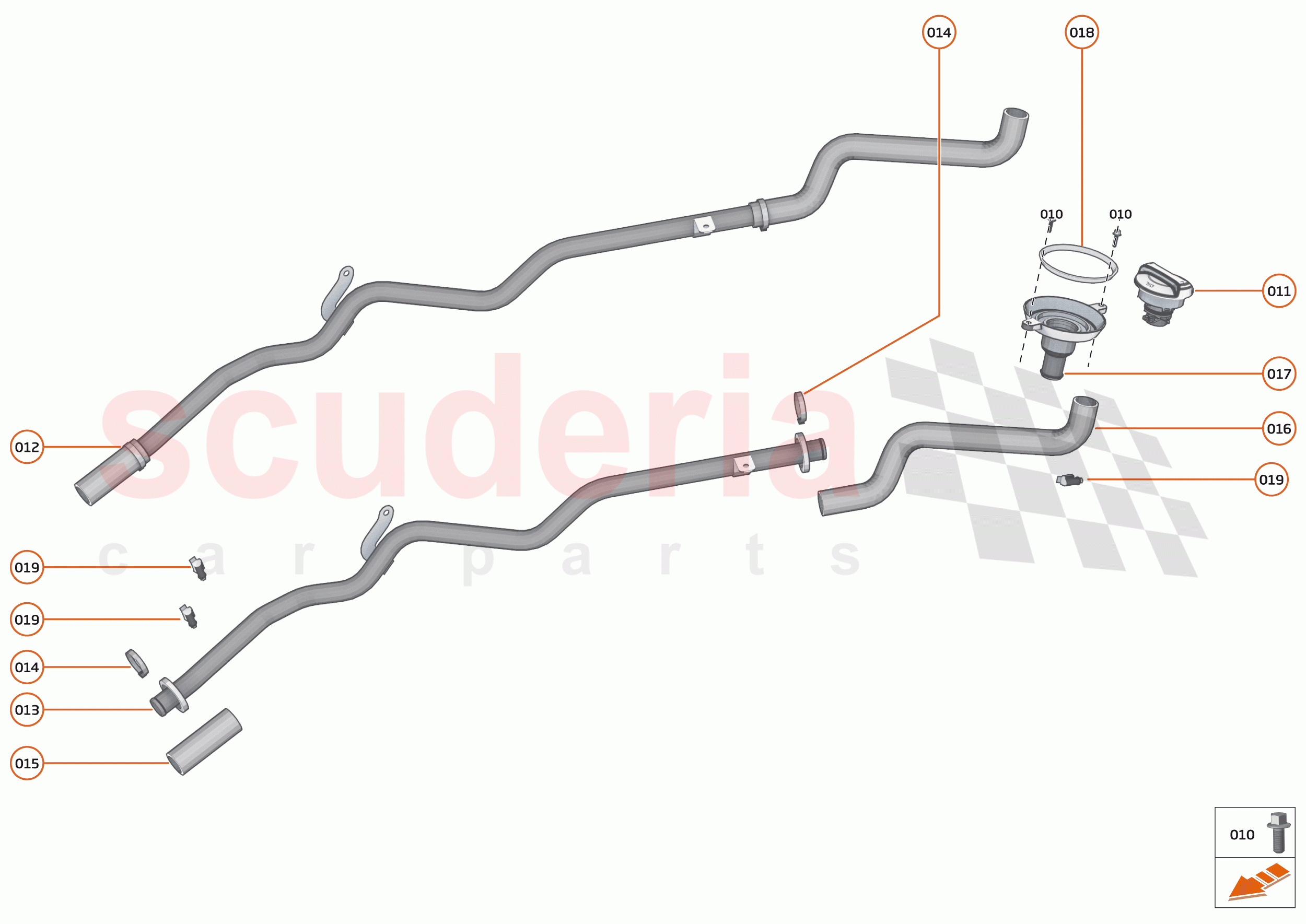 25 - LUBRICATION SYSTEM OFF - ENGINE - 25.3 - ENGINE OIL FILL SYSTEM of McLaren McLaren Senna GTR