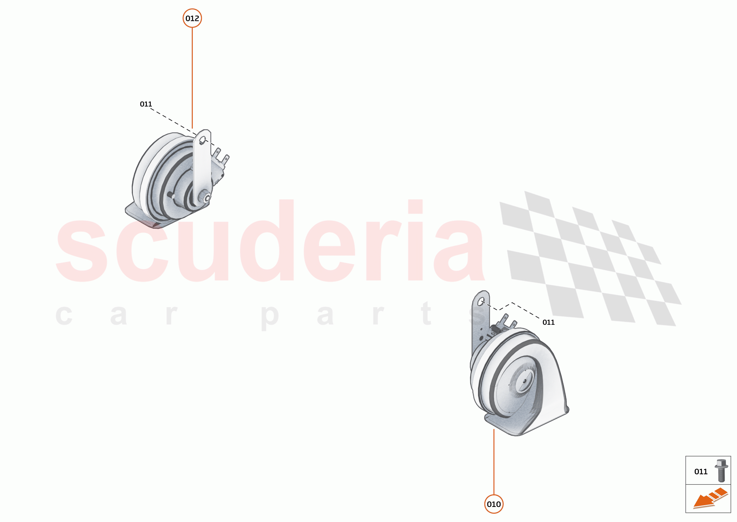 39 - ELECTRICAL HARDWARE - 39.3 - HORN of McLaren McLaren Elva