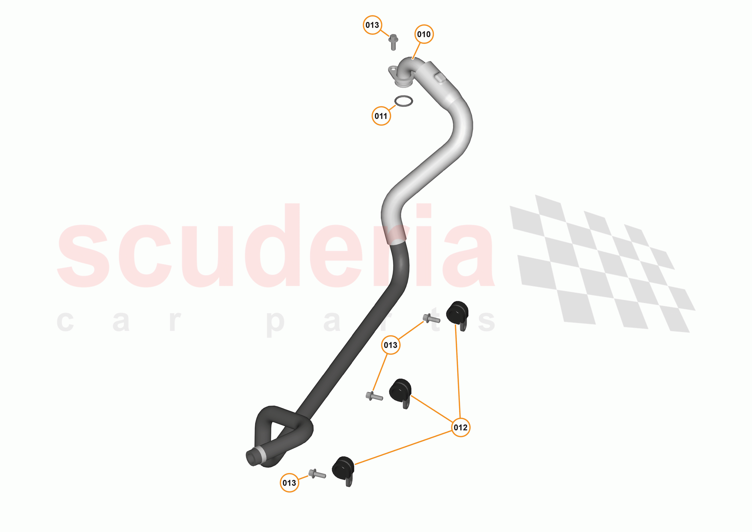 41 - TRANSMISSION COOLING SYSTEMS - 41.2 - CLUTCH OIL COOLER FEED PIPE of McLaren McLaren 720S Coupe
