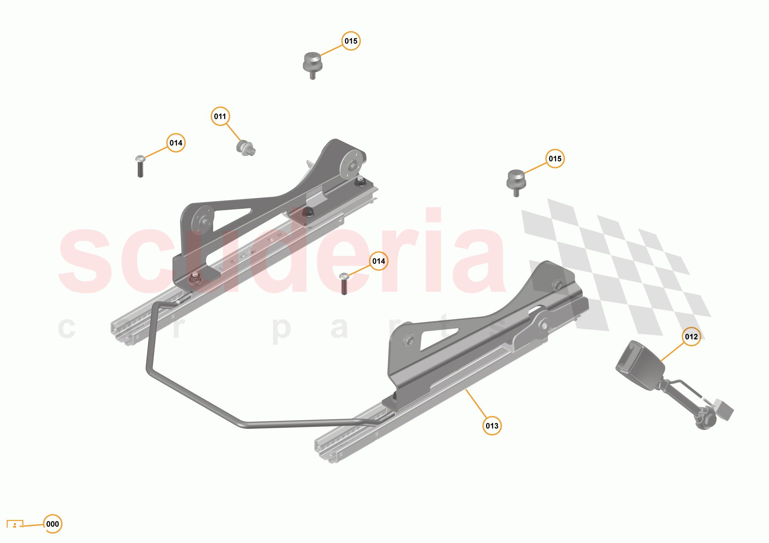 49 - INTERIOR SYSTEMS - 49.11 - SEAT ASSEMBLY - RACE - MISC of McLaren McLaren 720S Coupe