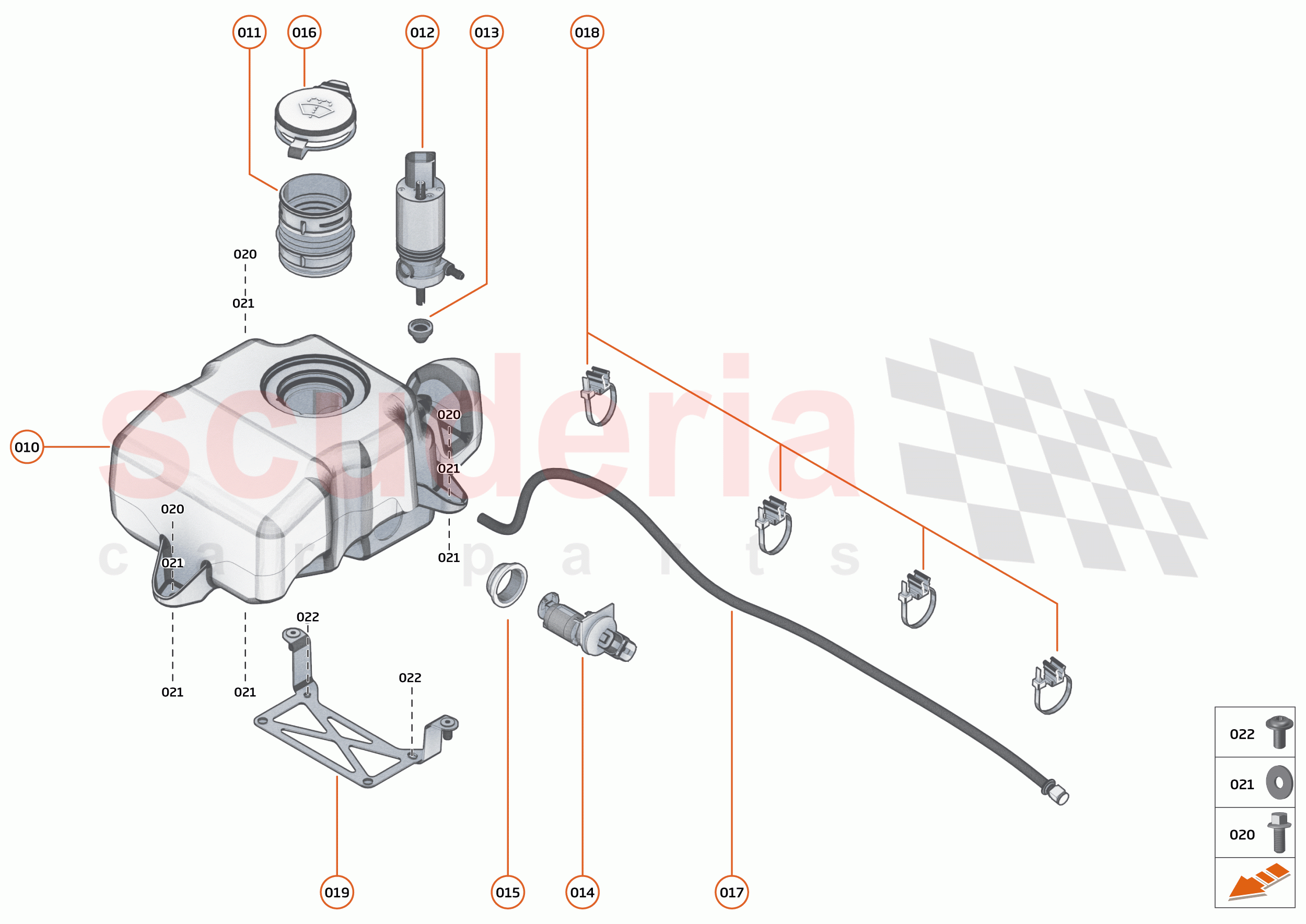 15 - WIPERS AND WASHER SYSTEM - 15.1 - WASHER SYSTEM of McLaren McLaren Artura