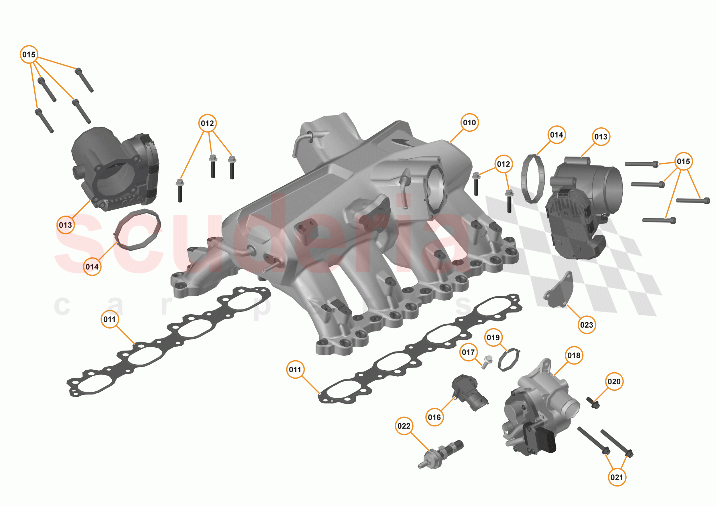 34 - ENGINE - 34.3 - INLET MANIFOLD of McLaren McLaren 720S Coupe
