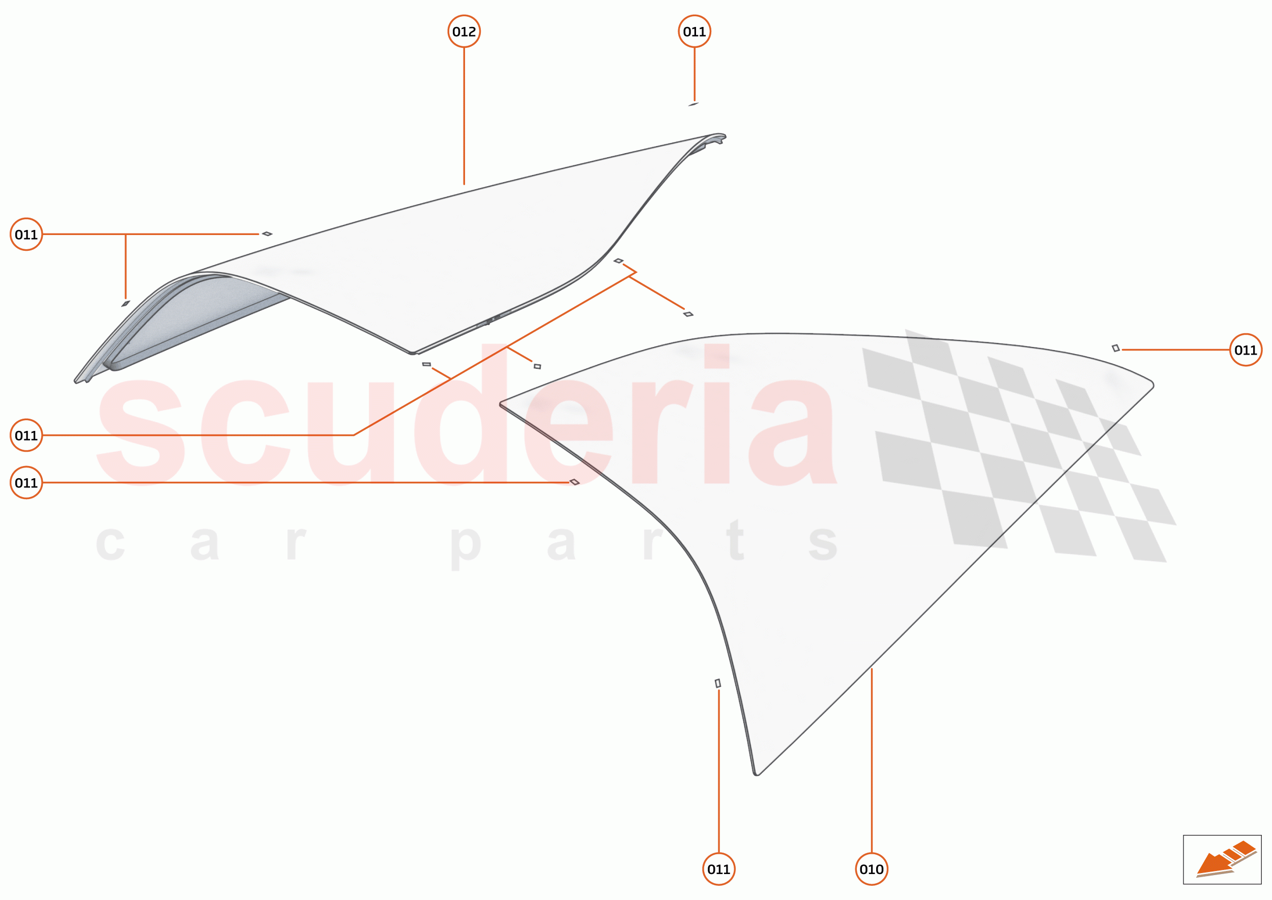 11 - GLAZING BODY - 11.2 - QTR GLASS of McLaren McLaren Speedtail