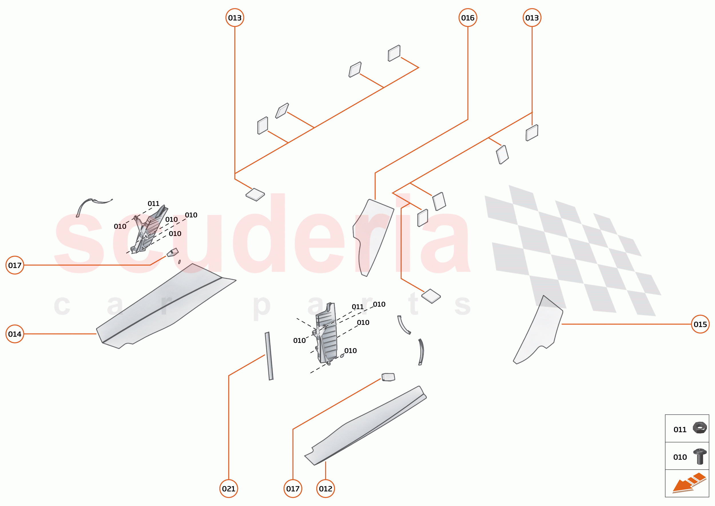 7 - CLOSURES - 7.7 - DOOR HARDWARE of McLaren McLaren 720S Spider