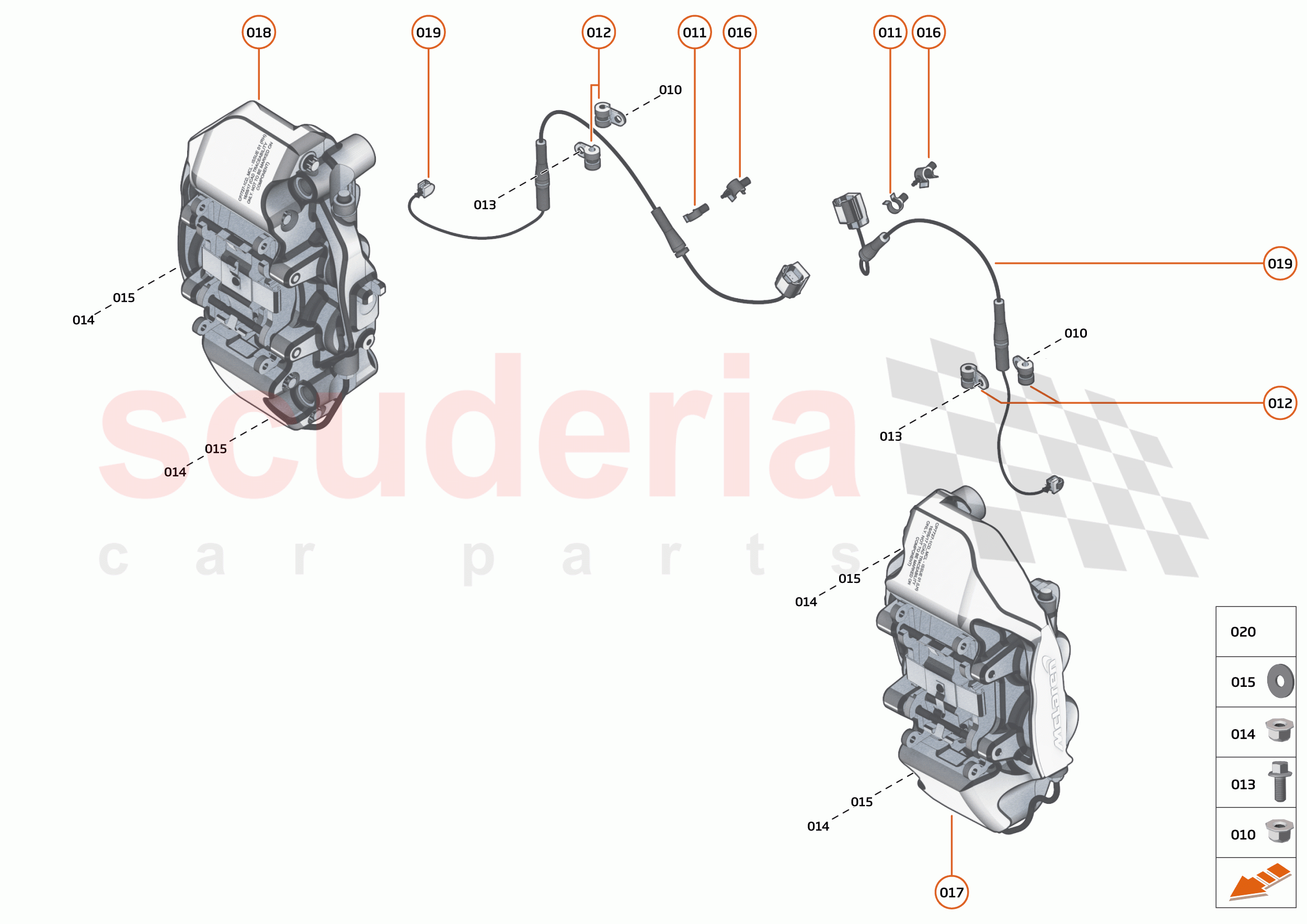 18 - BRAKES - 18.5 - BRAKE CALIPERS_REAR of McLaren McLaren Senna GTR