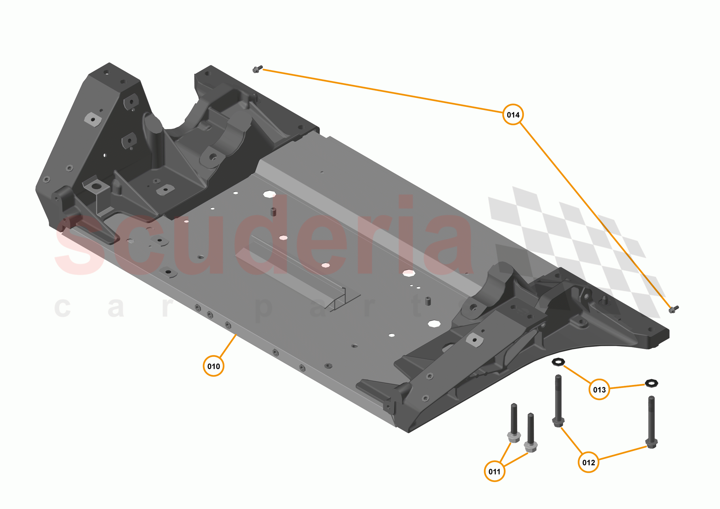 1 - FRONT STRUCTURES - 1.2 - FRONT SUBFRAME of McLaren McLaren 720S Coupe