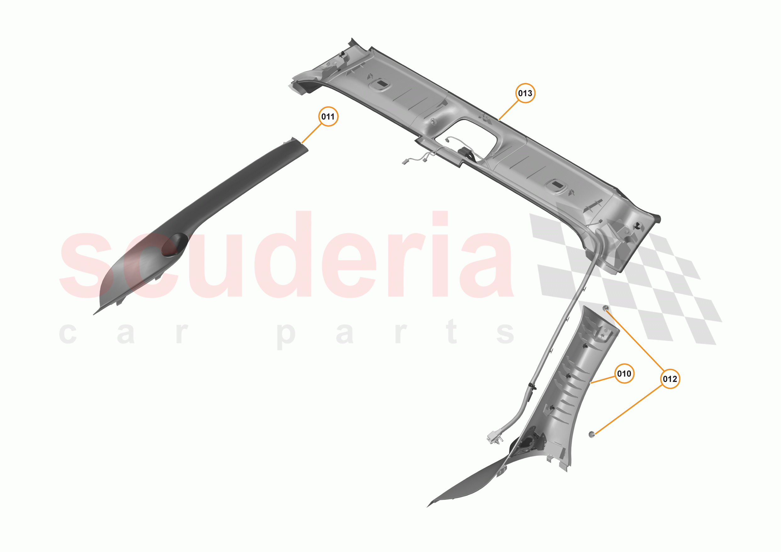 49 - INTERIOR SYSTEMS - 49.23 - UPPER TRIM of McLaren McLaren 570S Spider
