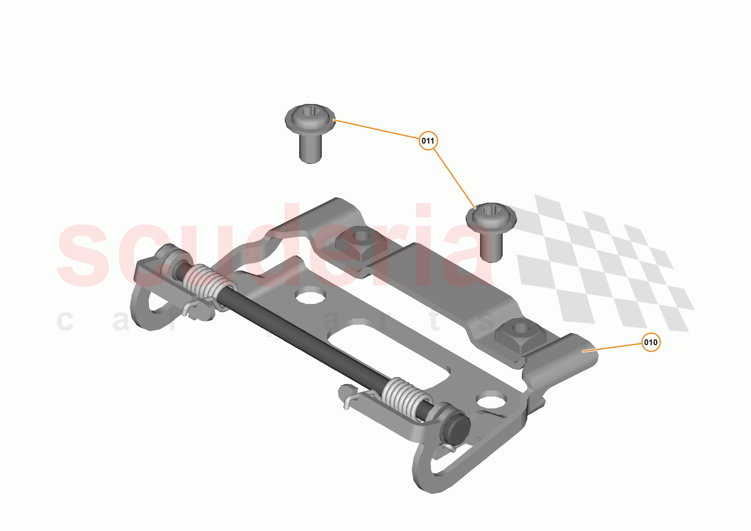 6 - CLOSURES - 6.9 - TAILGATE / ENGINE COVER HINGE of McLaren McLaren 540C Coupe