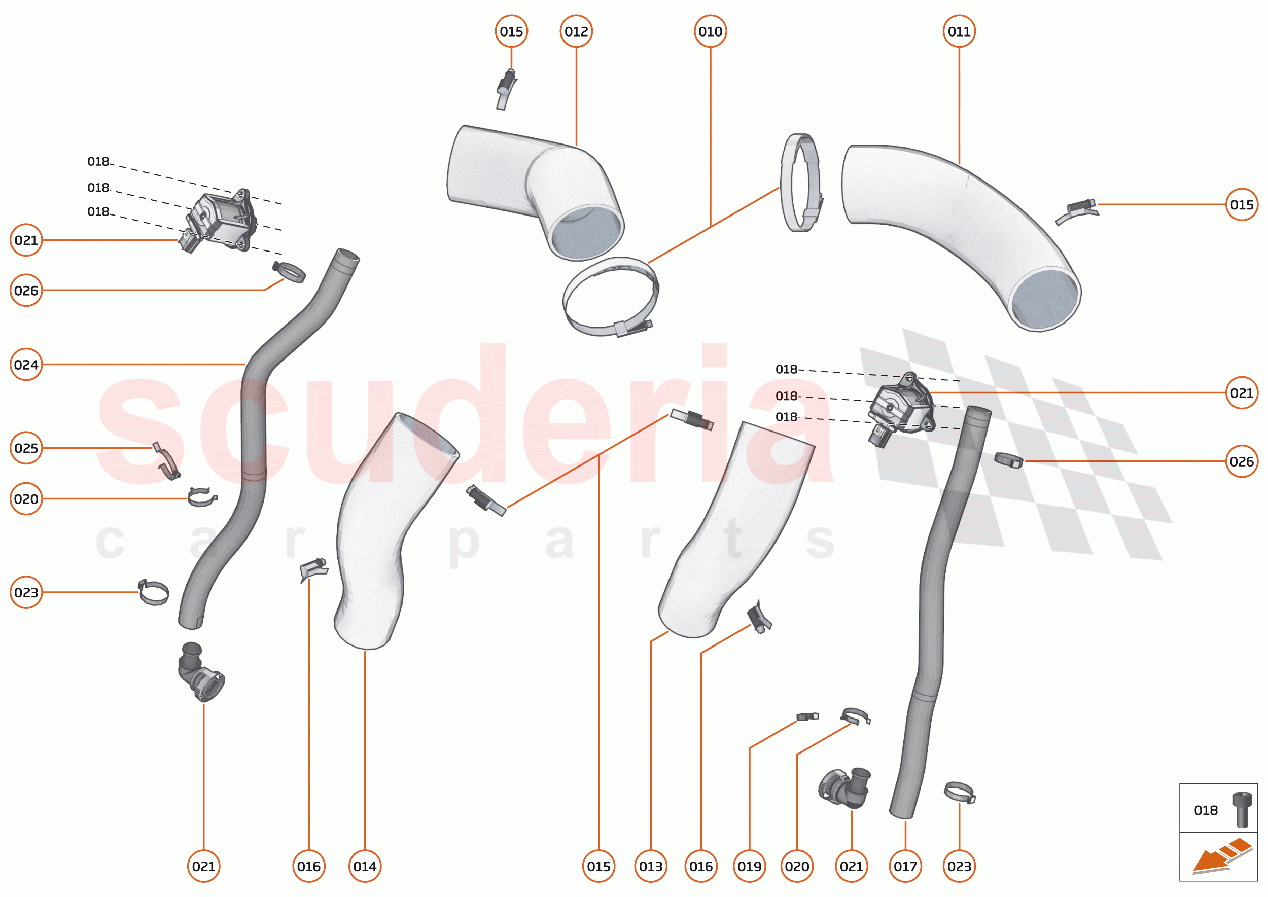 28 - AIR INDUCTION SYSTEMS - AIS - 28.2 - AIS - HIGH PRESSURE SYSTEM of McLaren McLaren Senna GTR