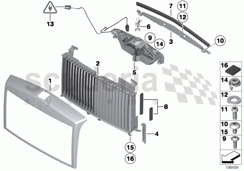 Radiator grill / radiator figure of Rolls Royce Rolls Royce Phantom