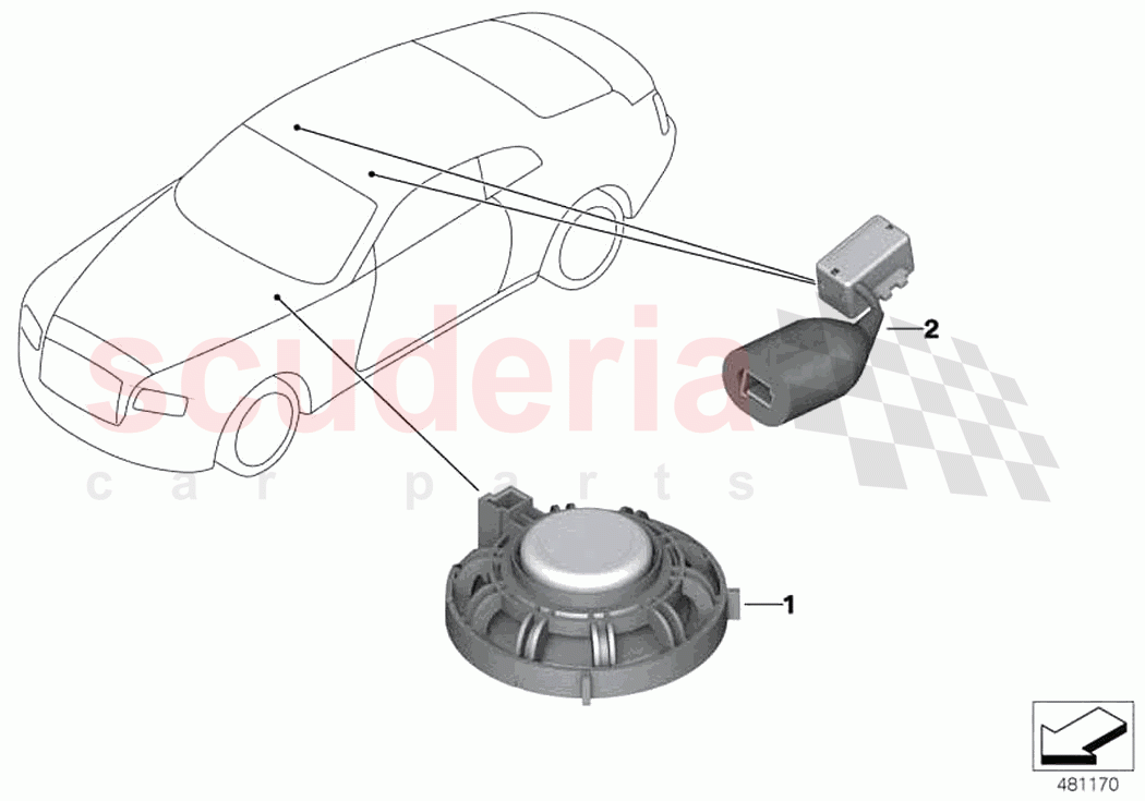 Single parts f hands free facility of Rolls Royce Rolls Royce Cullinan RR31(2017-2023)