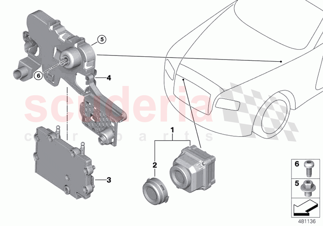 Night vision camera of Rolls Royce Rolls Royce Cullinan RR31(2017-2023)