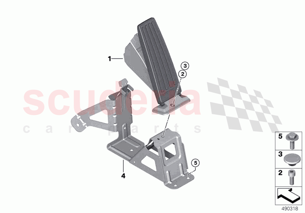 Acceleration accelerator pedal module of Rolls Royce Rolls Royce Cullinan RR31(2017-2023)