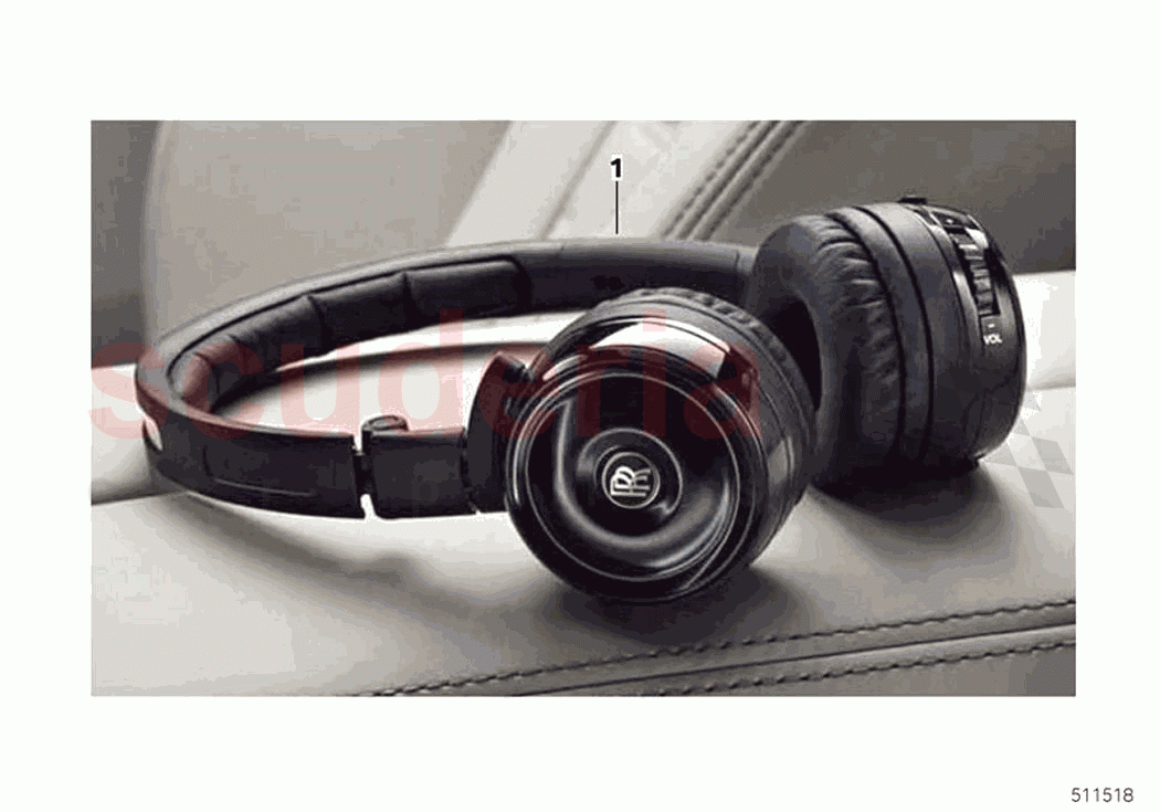 On Ear Wireless Headphones of Rolls Royce Rolls Royce Cullinan RR31(2017-2023)