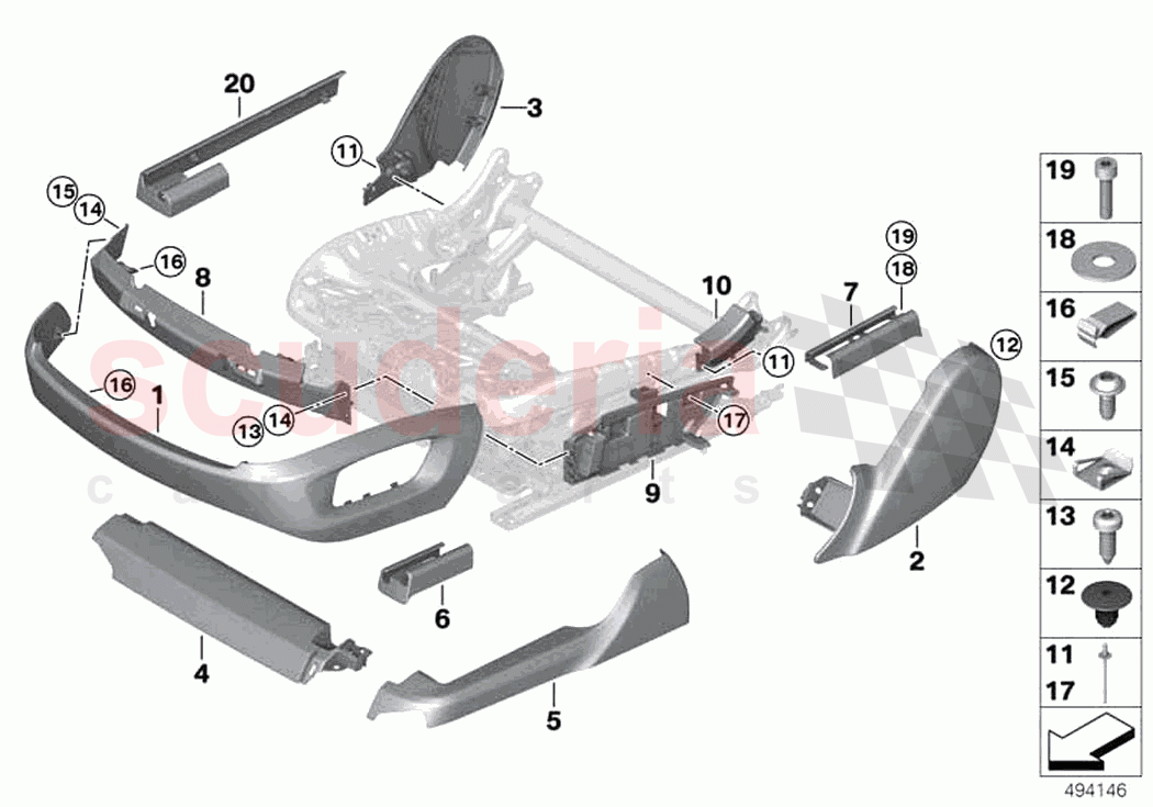 Seat front seat coverings of Rolls Royce Rolls Royce Cullinan RR31(2017-2023)