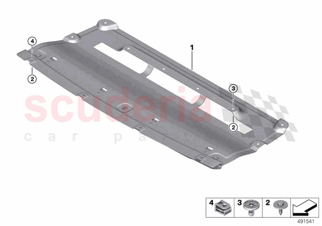Underbonnet screen of Rolls Royce Rolls Royce Cullinan RR31(2017-2023)