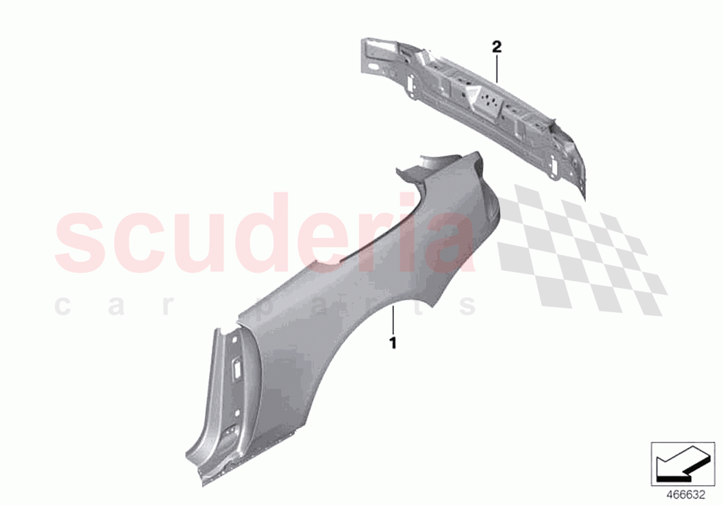 Side panel tail trim of Rolls Royce Rolls Royce Dawn RR6(2017-2023)
