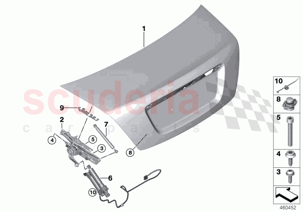 Trunk lid of Rolls Royce Rolls Royce Dawn RR6(2017-2023)