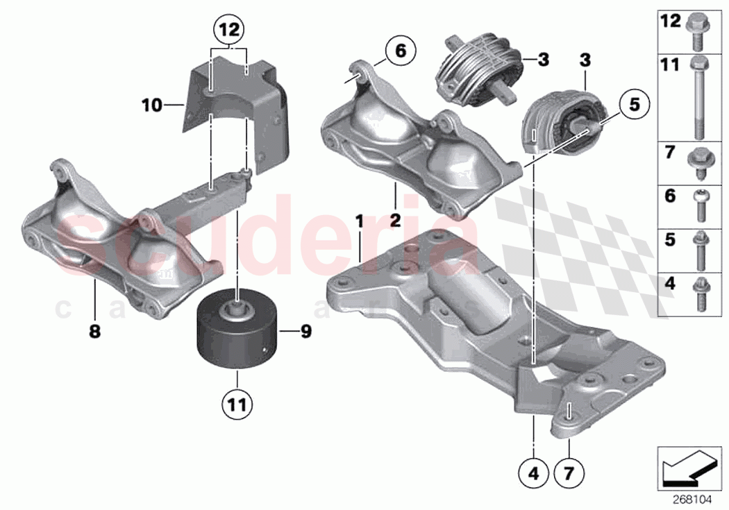 Gearbox suspension of Rolls Royce Rolls Royce Dawn RR6(2017-2023)