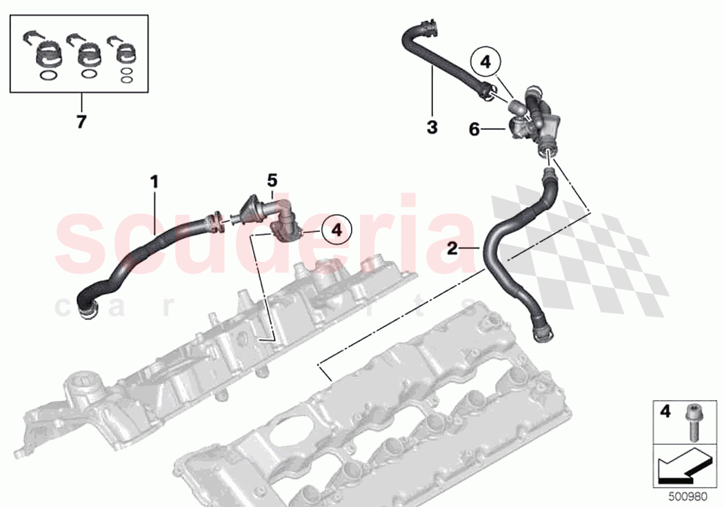 Crankcase Ventilation of Rolls Royce Rolls Royce Dawn RR6(2017-2023)
