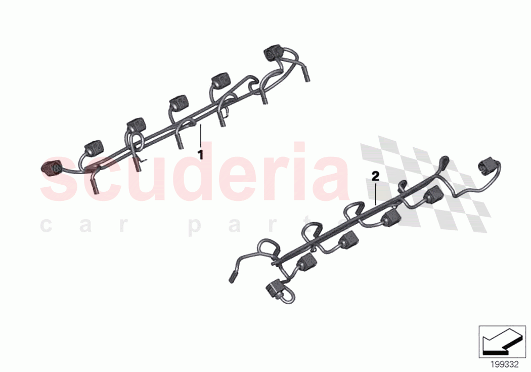 Wiring harness injection valve ignition of Rolls Royce Rolls Royce Dawn RR6(2017-2023)