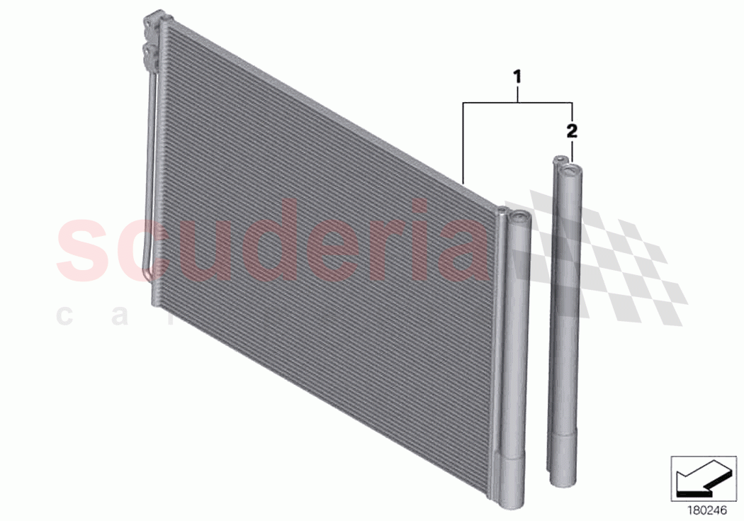 Condenser air conditioning of Rolls Royce Rolls Royce Dawn RR6(2017-2023)