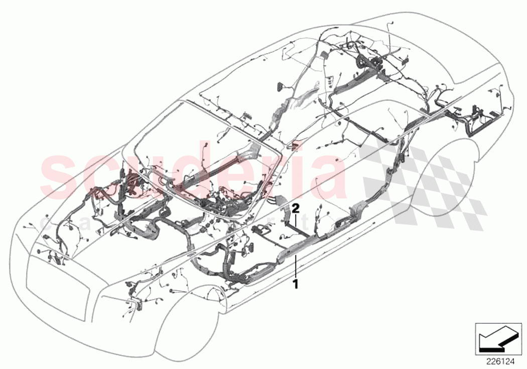 Main wiring harness duplicate of Rolls Royce Rolls Royce Dawn RR6(2017-2023)
