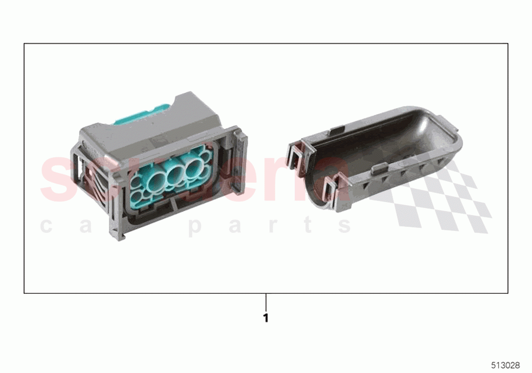 Repair kit socket housing 12 pin of Rolls Royce Rolls Royce Dawn RR6(2017-2023)