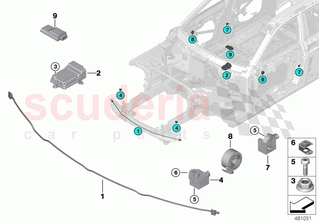 Electric parts airbag of Rolls Royce Rolls Royce Ghost Extended RR22(2019-2023)
