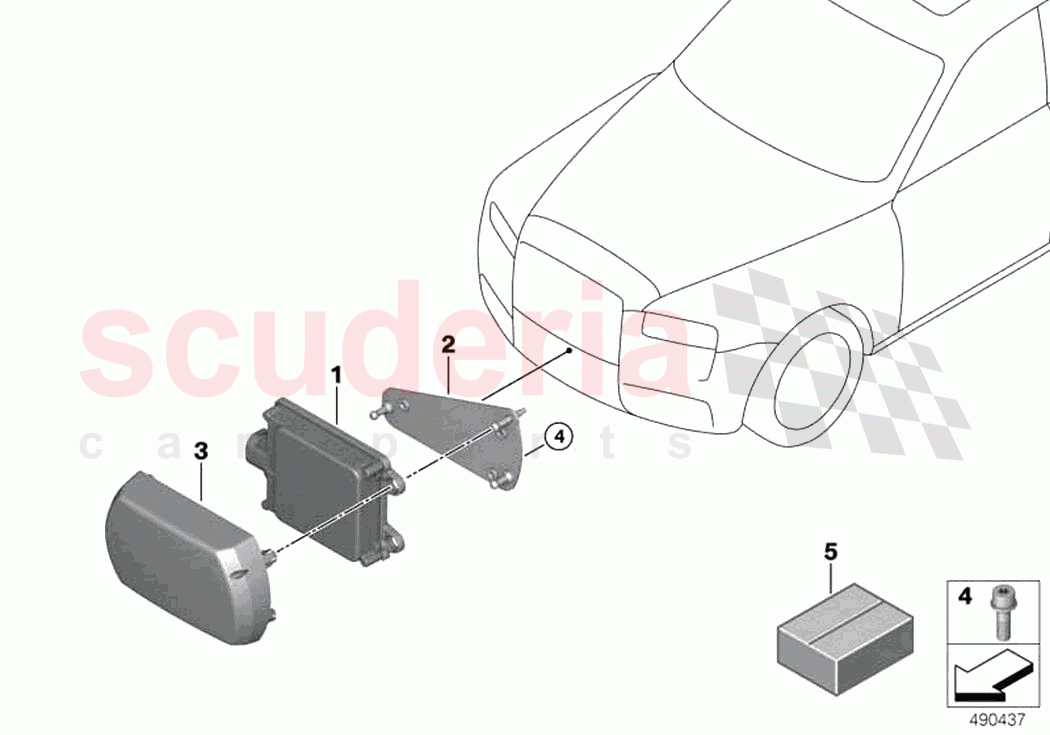 Active Cruise Control Stop Go of Rolls Royce Rolls Royce Ghost Extended RR22(2019-2023)