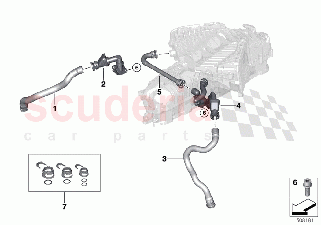 Crankcase Ventilation of Rolls Royce Rolls Royce Ghost Extended RR22(2019-2023)