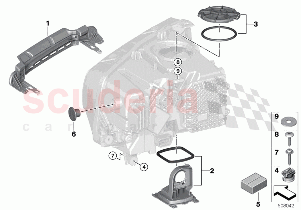 Single components for headlight of Rolls Royce Rolls Royce Ghost Extended RR22(2019-2023)