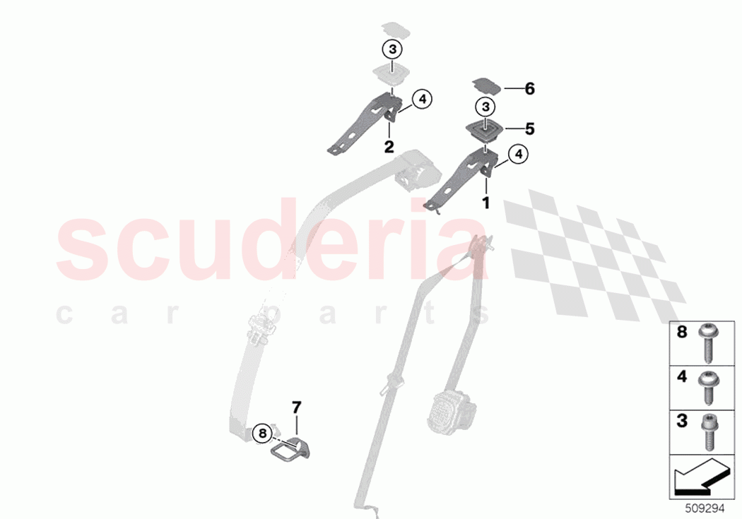 Child seat mount of Rolls Royce Rolls Royce Ghost Extended RR22(2019-2023)
