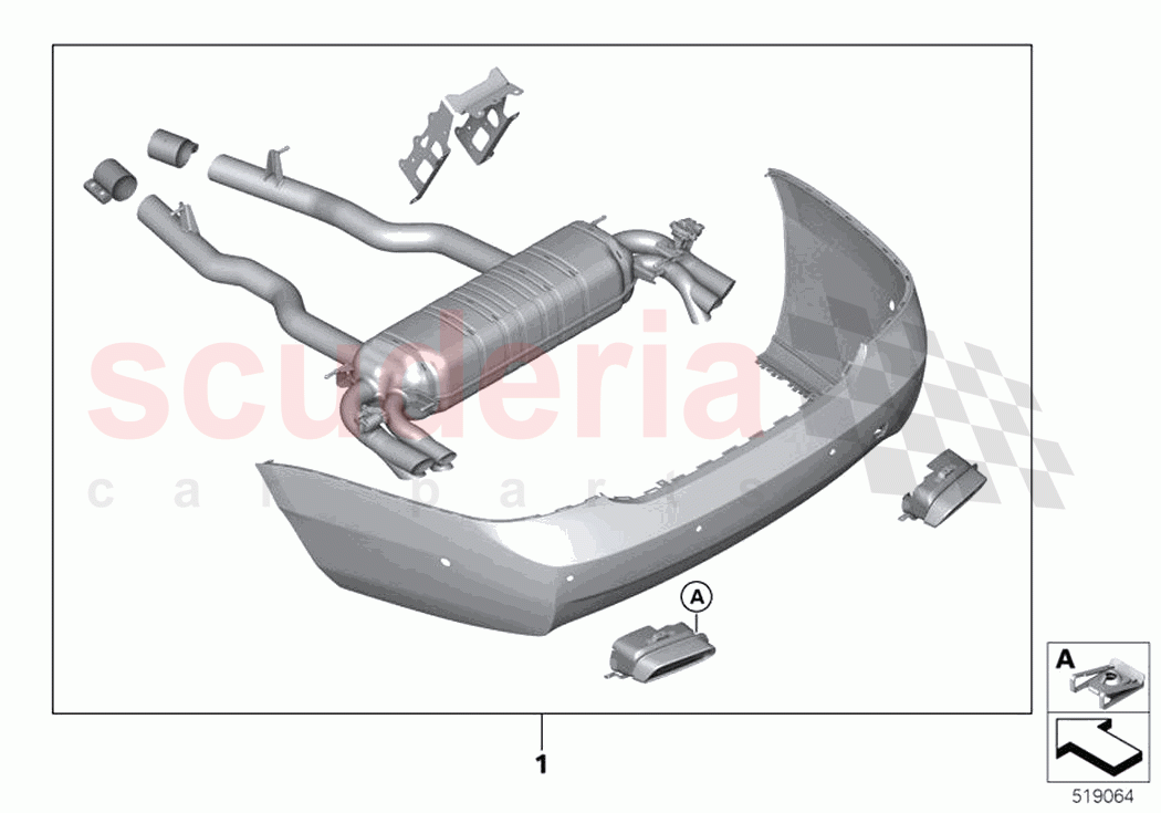 Retrofit visible exhaust of Rolls Royce Rolls Royce Ghost Extended RR22(2019-2023)